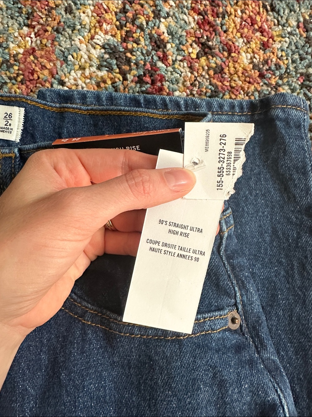NWT’s Abercrombie Curve Love Ultra High Rise 90s Straight Jean - Picture 9 of 9